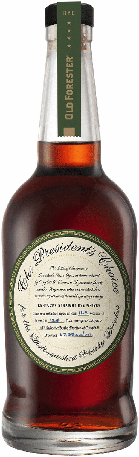 Old Forester President's Choice 134.6 Proof Rye | Total Wine & More