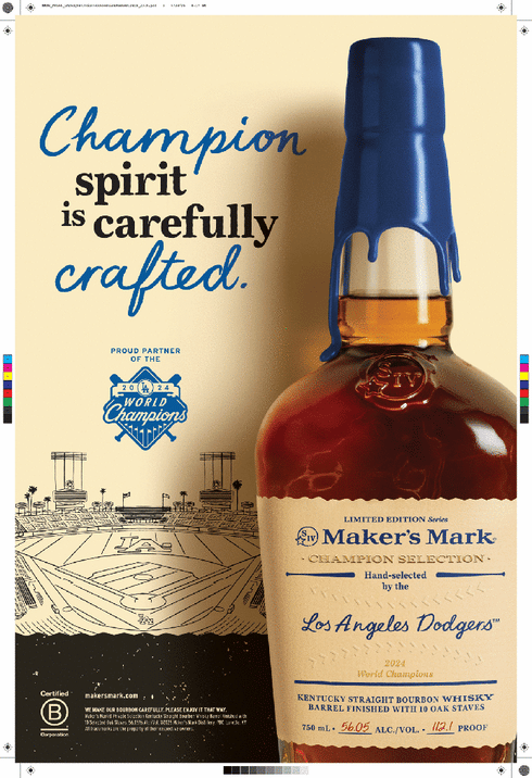 ウイスキー Maker's Mark Dodgers Edition 750ml #12 Maker's Mark Los