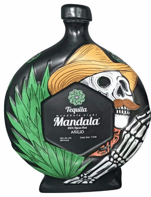 Mandala Dia De Muertos 2025 Anejo Tequila