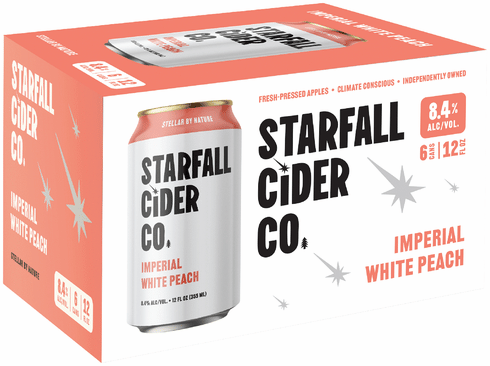 Starfall Cider Raspberry Starfall Imperial White Peach | Total Wine & More