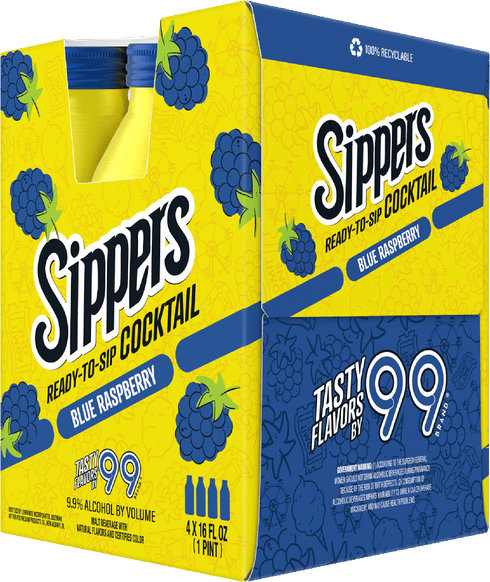 99 Blue Raspberry Sippers 4 Pack | Total Wine & More