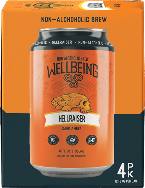 Wellbeing Non-Alcoholic Hellraiser Amber | Total Wine & More