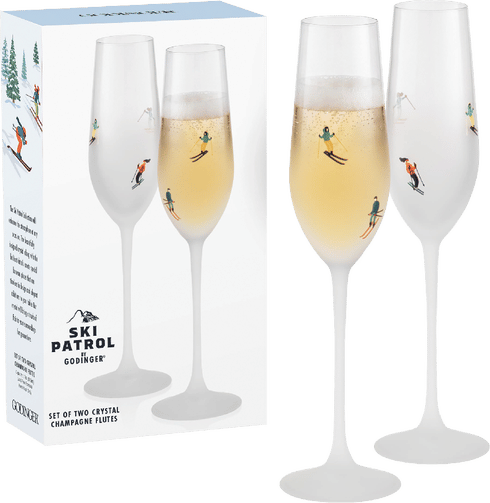Codinger Godinger Ski Slope Flute Set of 2 - 7oz | Total Wine & More