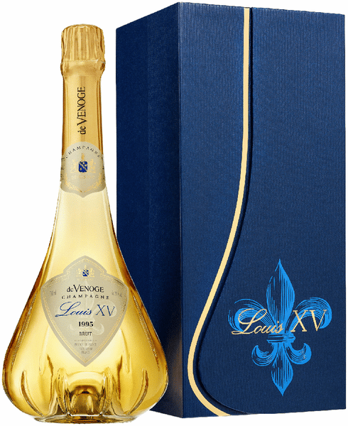 ワイン de VENOGE Louis XV Brut 1996 De Venoge Louis XV Champagne Gift w 2 Glass | Total Wine & More