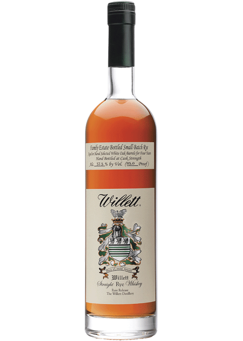 【２本セット】Willett Family Estate Rye 4年 Willett Family Estate Rye 4 Yr | Total Wine & More