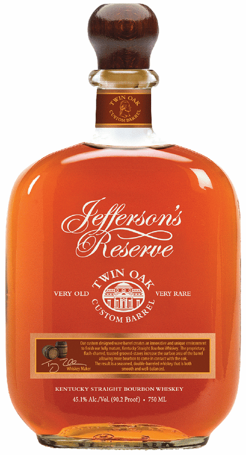 【日本未入荷】バーボン Jefferson's Reserve Twin Oak 日本未入荷】バーボン Jefferson's Reserve Twin Oak 日本未入荷