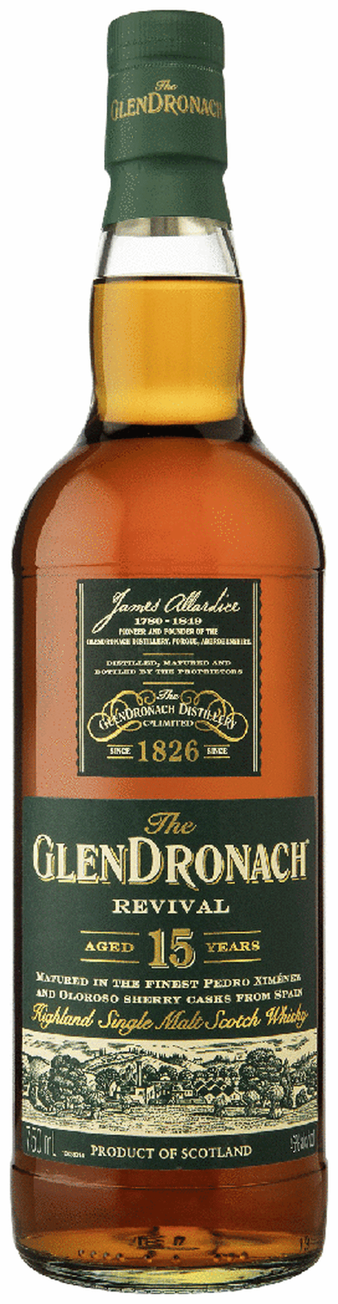 Glendronach 15 Year Revival Single Malt Scotch Whisky
