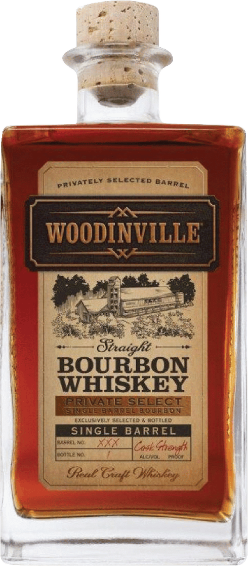 Woodinville Cask Strength Straight Bourbon Whiskey bottle