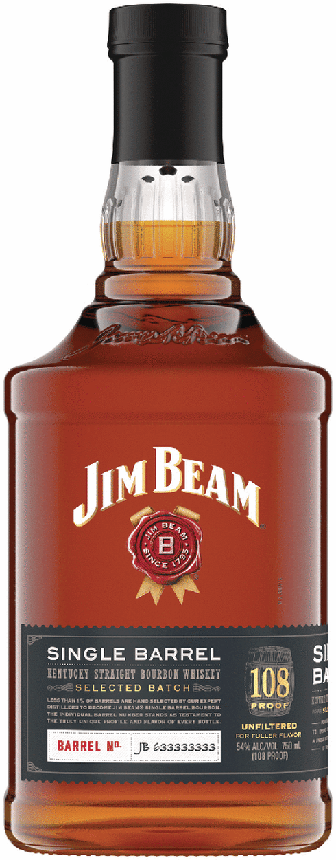 Jim Beam Single Barrel 108 Proof Bourbon | Total Wine & More