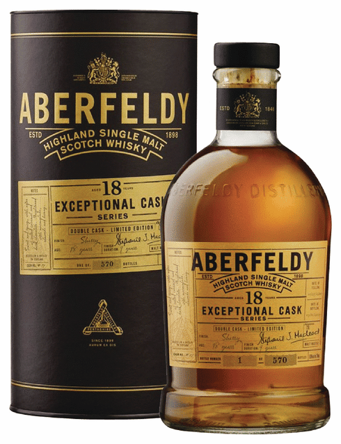 Aberfeldy 18 Yr Exceptional Cask Single Malt Scotch Whisky