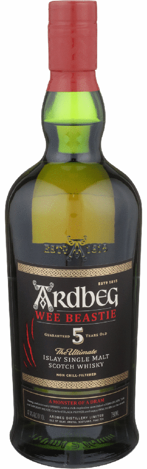 Ardbeg Wee Beastie Single Malt Scotch Whisky | Total Wine & More