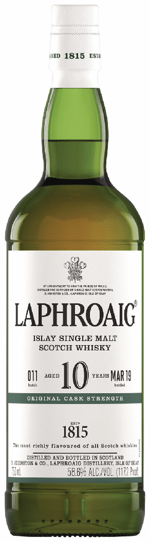 Laphroaig 10 Year Cask Strength Single Malt Scotch | Total Wine & More