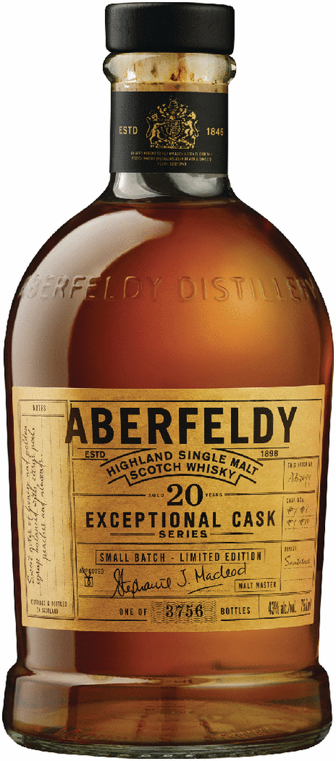 Aberfeldy 20 Year Exceptional Cask Single Malt Scotch Whisky