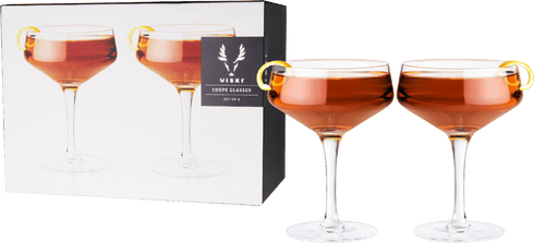 Viski - Crystal Coupe Glass 2pk | Total Wine & More