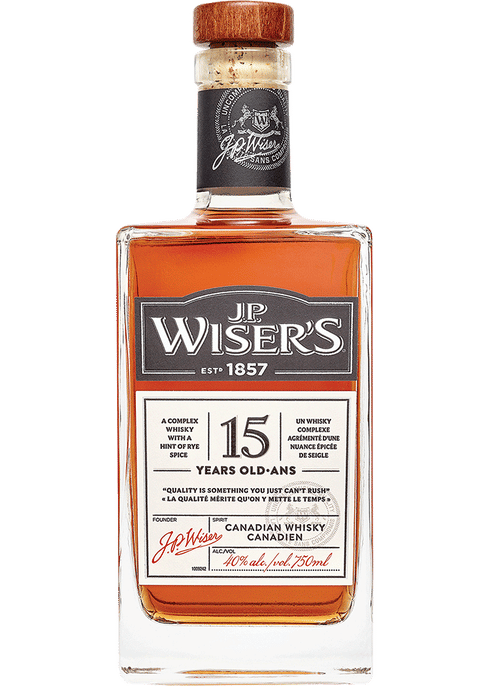 JP Wiser's 15 Yearr Canadian Whisky | Total Wine & More