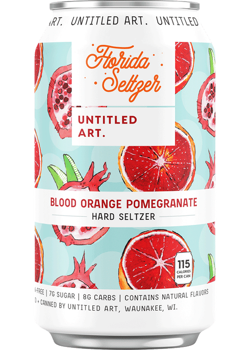 Untitled Art Florida Seltzer Blood Orange Pomegranate | Total Wine