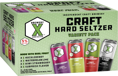 Brewery X Hard Seltzer Variety Pack | Total Wine & More