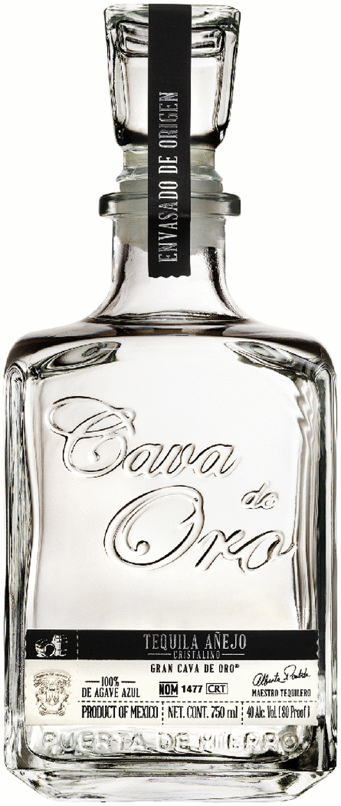 Cava de Oro Cristalino カヴァデオロクリスタリーノ Cava de Oro Añejo Cristalino Tequila 750ml