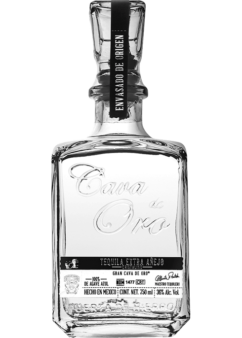 Cava de Oro Cristalino カヴァデオロクリスタリーノ Cava de Oro Extra Anejo Cristalino Tequila | Total Wine & More