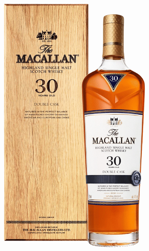 ウイスキー MACALLAN 30 Macallan 30 Year Double Cask Scotch | Total Wine & More