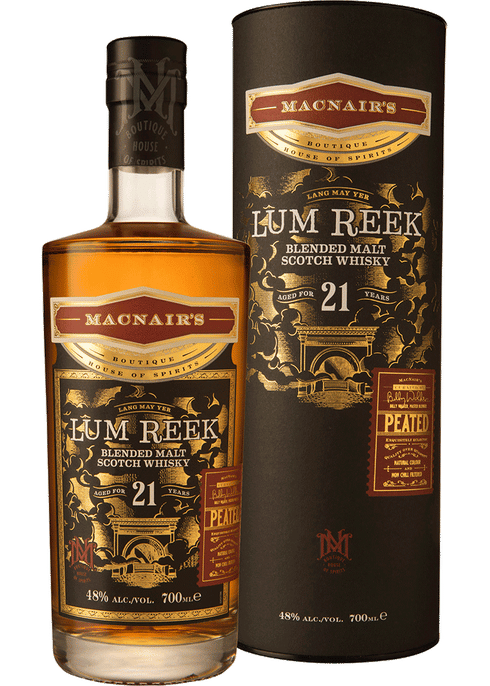 ウイスキー MACNAIR'S RUM REEK21 YEARS OLD MacNair's Lum Reek 21 Year Scotch | Total Wine & More