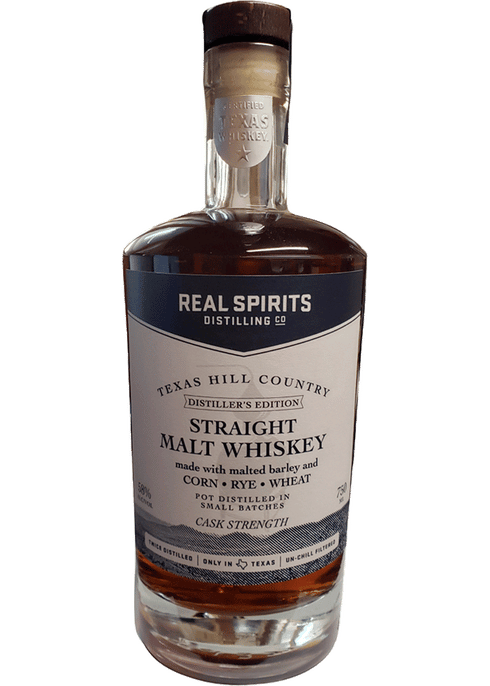 Real Spirits Distillers Edition Straight Malt Whiskey | Total Wine & More