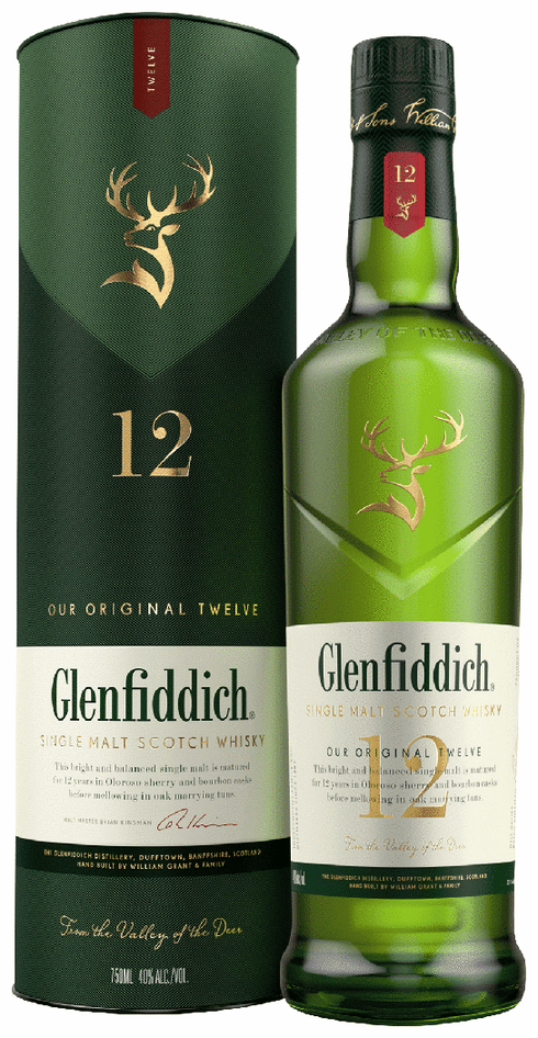 Glenfiddich 12 Year Old Single Malt Scotch Whisky | Total