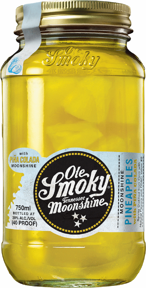 Ole Smoky Pineapples With Pina Colada