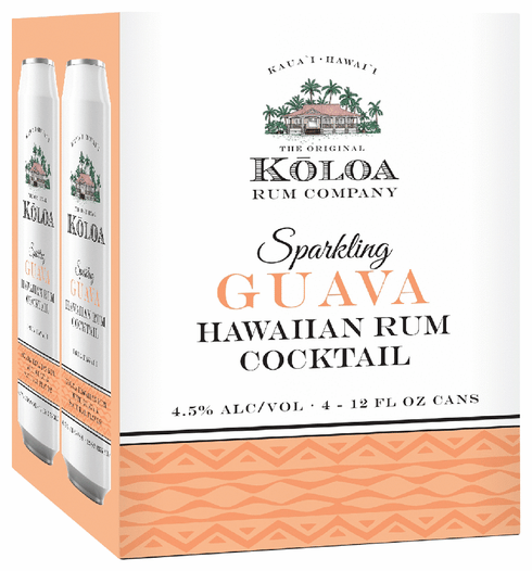Hawaiian Rummy Rounds Koloa Sparkling Guava Hawaiian Rum Cocktail | Total Wine & More