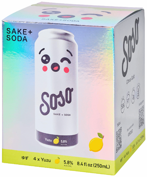 Soso Sake Sake + Soda Yuzu | Total Wine & More