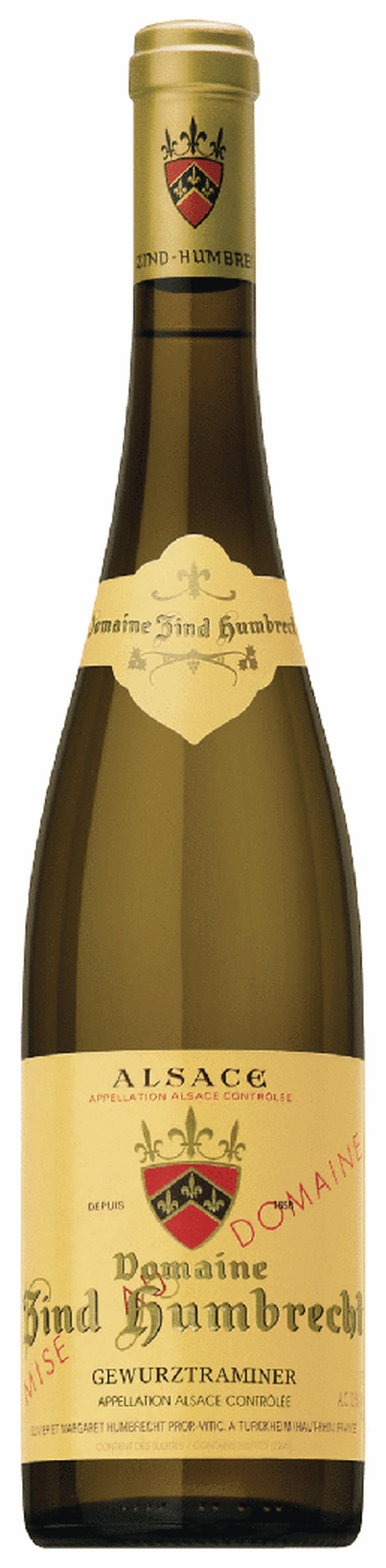 ワイン DomaineZind Humbrecht Gewurztraminer1990 Domaine Zind Humbrecht Gewürztraminer Alsace Grand Cru