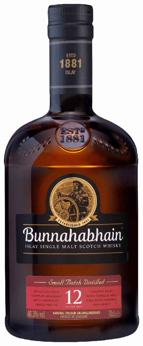Bunnahabhain 12年 46% ウイスキー Bunnahabhain 12 Year Old Single Malt Scotch Whisky | Total