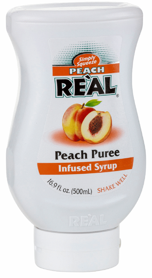 REAL Peach Puree Infused Syrup