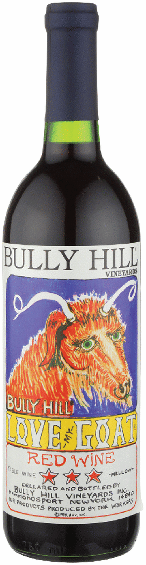 Meat Market Bully Hill Wine List Bully Hill Love Goat Red Nv
