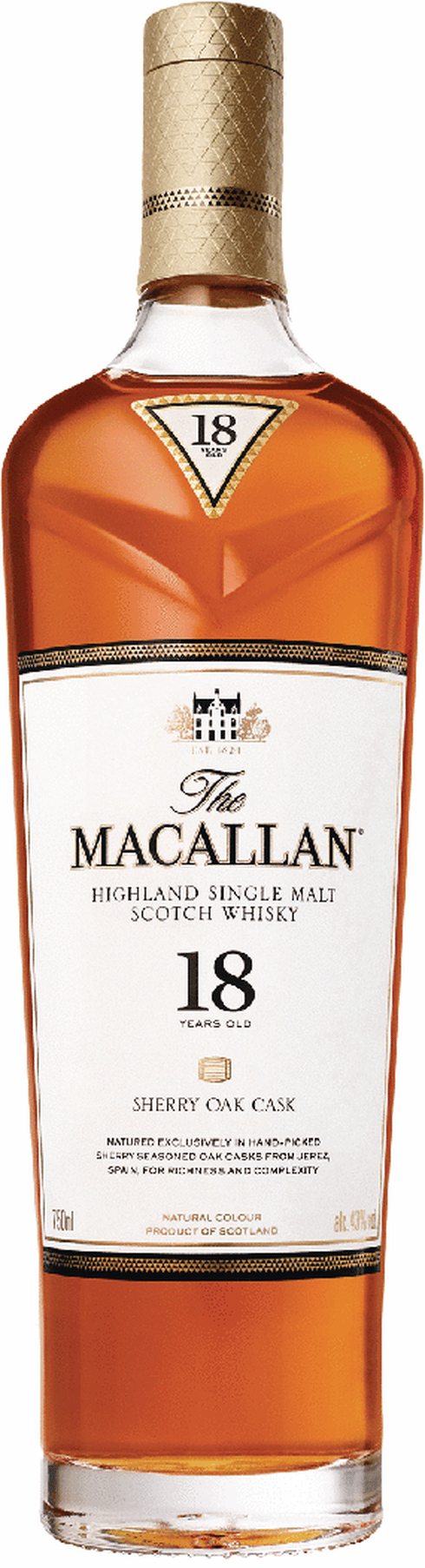 The Macallan 18 Year Old 新品未開封 Macallan 18 Year Old Sherry Oak Four Bottle Set – 2020, 2021