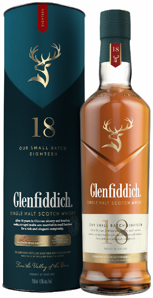 Glenfiddich 18 Year Old シングルモルトウイスキー Glenfiddich 18 Year Old Single Malt Scotch Whisky | Total
