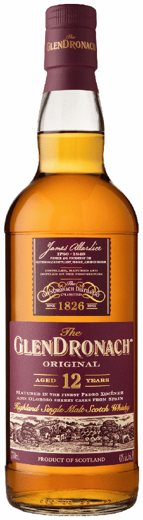 J*3様 未開封　GLENDRONACH 12 YEARS OLD 700ml グレンドロナック12年 700ml 43度 / GLENDRONACH 12YEARS