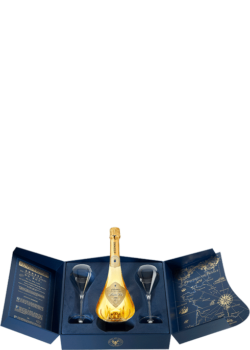 De Venoge Louis XV Champagne Gift w 2 Glass