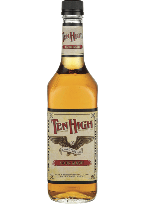 Ten High Sour Mash Bourbon Whiskey | Total Wine & More