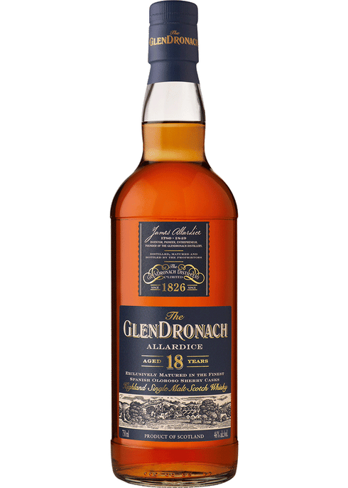 Glendronach 18 Year Single Malt Scotch Whisky | Total Wine
