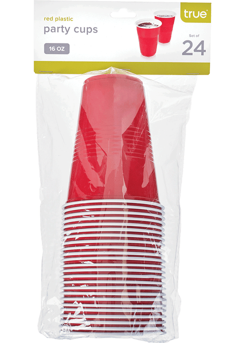 True Red Party Cups 16oz 24Pk