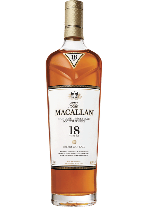 Manuscrito actividad No complicado Macallan 18 Yr Sherry Oak | Total Wine & More