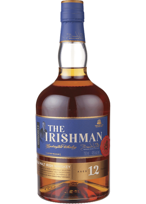 Whisky Irlandais Single Malt THE IRISHMAN 12 ans