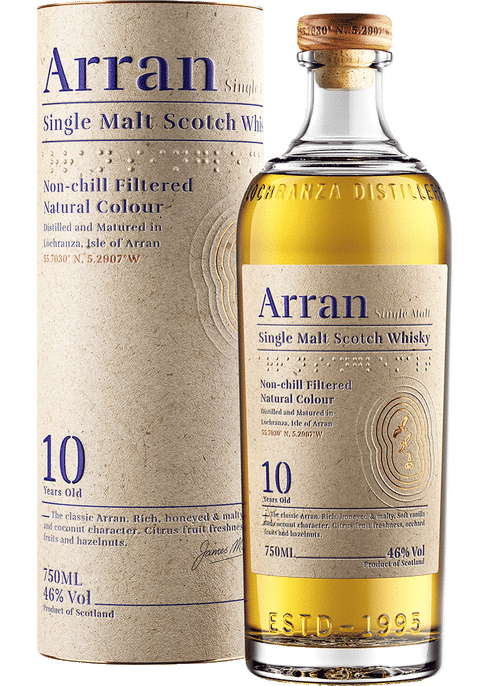 Arran 10 Year Single Malt Scotch Whisky | Total Wine & More