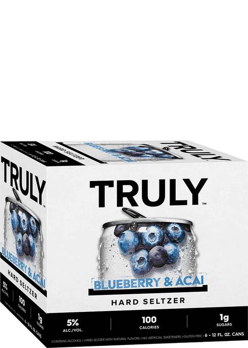 Truly Blueberry Acai Hard Seltzer Total Wine More Truly Blueberry Acai Hard Seltzer Total Wine More