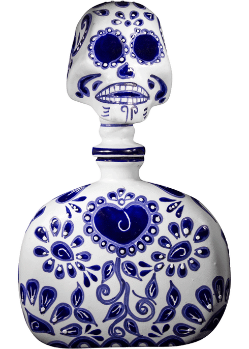 Skelly Tequila Anejo Talavera Head