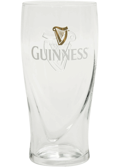 Guinness Harp Logo Gravity Pint Glasses 4-Pack