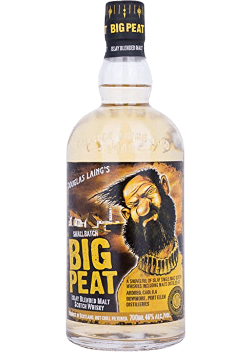 Big Peat 12 Year Islay Blended Malt Scotch Whisky 700ML - Oaked