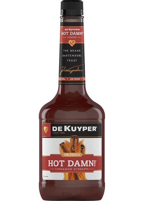 Dekuyper Hot Damn Cinnamon Schnapps Liqueur Total Wine More