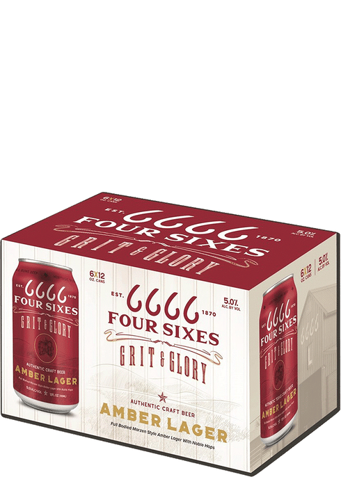 Four Sixes Grit & Glory Amber | Total Wine & More